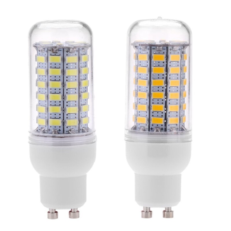 2X GU10 10W 5730 SMD 69 LED 전구 LED 옥수수 조명 LED 램프 에너지 절약 360 도 200-240V 흰색 및 따뜻한 흰색